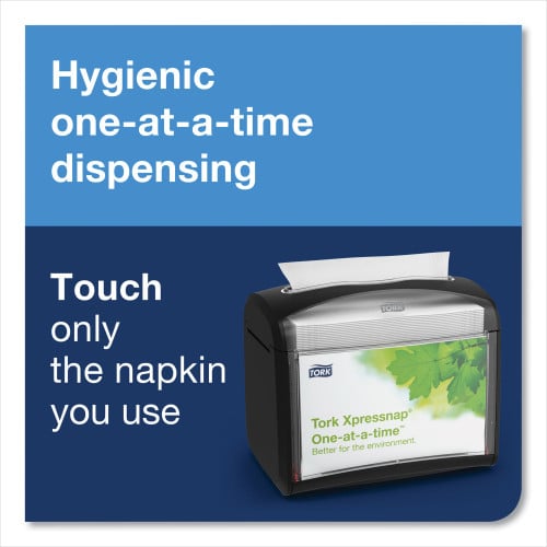 Tork® Xpressnap N4 Tabletop Napkin Dispenser System, Black (6232100)