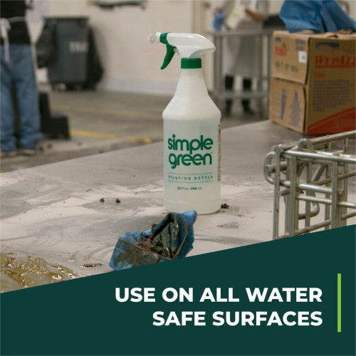 Simple Green Crystal Industrial Cleaner/Degreaser For Multipurpose - Concentrate - Liquid - 128 fl oz (4 quart) - Non-flammable, Fragrance-free, Color-free - Clear - 1 Each (19128)