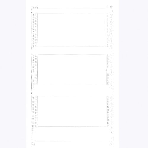 Lorell Iron Horse 2300 lb Capacity Riveted Shelving 4 Shelf(ves) - 60" Height x 36" Width x 18" Depth - 30% Recycled - Black - Steel, Particleboard - 1 Each (LLR59696)
