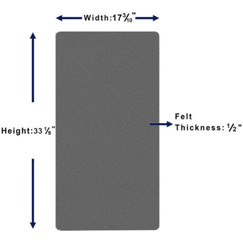 Lorell Do-it-Yourself Frameless Corkboard 36" Board Height x 18" Board Width - Gray Cork Surface - Frameless - Aluminum Frame - 1 Each (LLR18326)