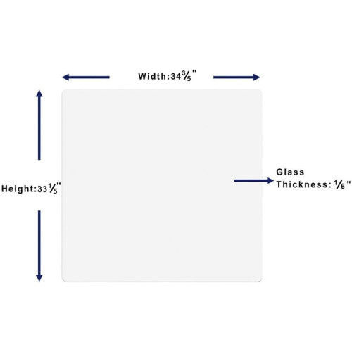 Lorell DIY Frameless Magnetic Glass Board 36" (3 ft) Width x 36" (3 ft) Height - White Glass Surface - Aluminum Frame - Rectangle - Magnetic - 1 Each (LLR18324)