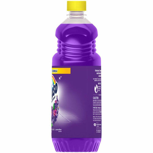 Fabuloso® All-Purpose Cleaner, Lavender Scent, 56 oz. Bottle, 6 Bottles 56 fl oz (1.8 quart) - Lavender Scent - Rinse-free, Residue-free, Long Lasting, Easy to Use - Purple Bottle - 6 / Carton (153041CT)