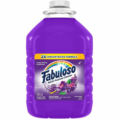 Fabuloso All-Purpose Cleaner 128 fl oz (4 quart) - Lavender Scent - Rinse-free, Residue-free, Long Lasting - Purple - 4 / Carton (153058CT)