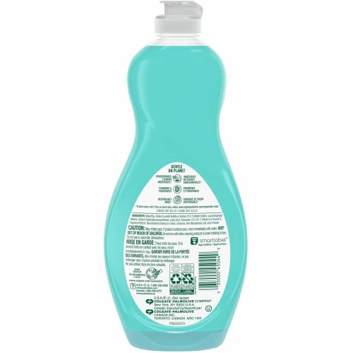 Palmolive® Liquid Dish Soap, Citrus Scent, 20-oz. 20 fl oz (0.6 quart) - Aloe & Citrus Scent - Phosphate-free, Paraben-free, Eco-friendly, Biodegradable - Clear - 9 / Carton (US04230A)