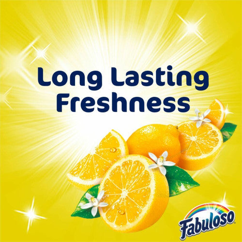 Fabuloso® Multi-Purpose Cleaner, Lemon Scent, 56 oz. Bottle 56 fl oz (1.8 quart) - Lemon Scent - Rinse-free, Residue-free, Long Lasting - Yellow - 1 Bottle (MX06157A)