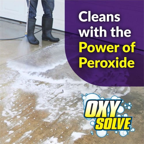 Simple Green Concrete/Driveway Cleaner Concentrate For Concrete, Patio, Masonry - Concentrate - Liquid - 128 fl oz (4 quart) - Bleach-free, Fast Acting, Non-flammable - Purple - 1 Each (18233)