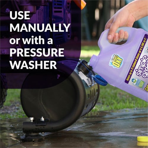 Simple Green Concrete/Driveway Cleaner Concentrate For Concrete, Patio, Masonry - Concentrate - Liquid - 128 fl oz (4 quart) - Bleach-free, Fast Acting, Non-flammable - Purple - 1 Each (18233)