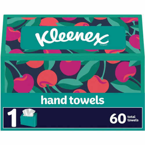 Kleenex Disposable Hand Towels 1 Ply - 8" Width x 9.10" Length - White - Paper - 60 Towels/Box - 6 / Carton (38586CT)