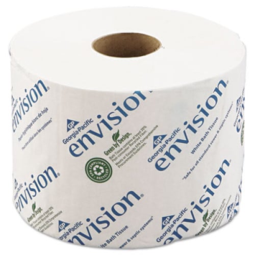Pacific Blue Basic High-Capacity Bathroom Tissue, Septic Safe, 2-Ply, White, 1,000 Sheets/Roll, 48 Rolls/Carton