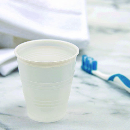 Dart High-Impact Polystyrene Cold Cups, 5 oz, Translucent, 100 Cups/Sleeve, 25 Sleeves/Carton (Y5CT)