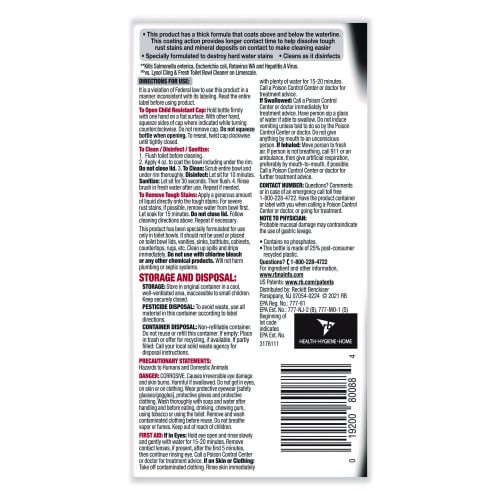 Lysol® Toilet Bowl Cleaner, Lime/Rust Remover, 24 oz. Bottle (98013EA)