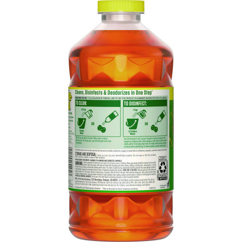 Pine-Sol Multi-Surface Cleaner Disinfectant Concentrated, Pine Scent, 80 oz Bottle, 6/Carton (60160CT)