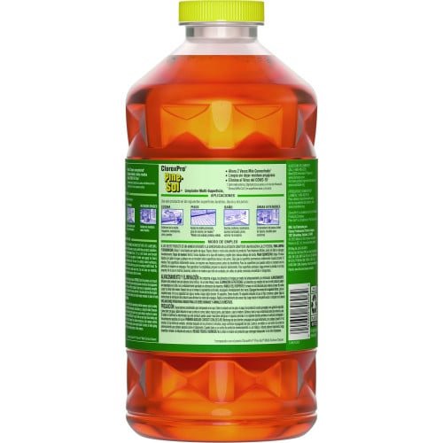 Pine-Sol CloroxPro Multi-Surface Cleaner Disinfectant Concentrated, Original Pine, 80 oz Bottle (60606EA)