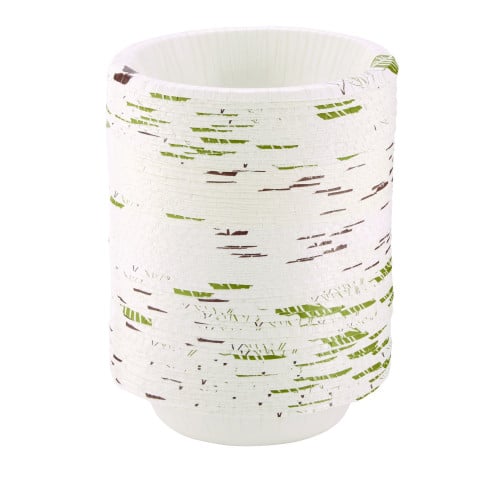 Dixie Pathways Heavyweight Paper Bowls, WiseSize, 12 oz, Green/Burgundy, 125/Pack (SXB12WSPK)