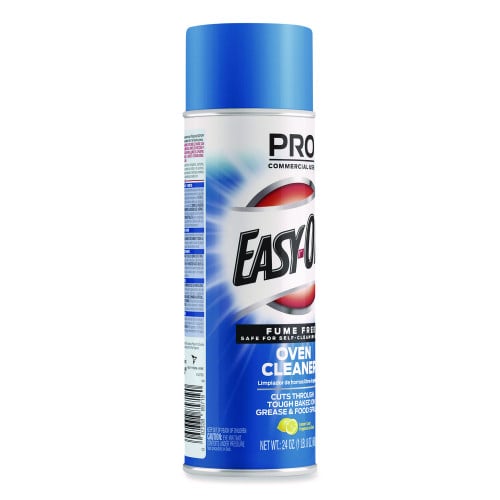EASY-OFF Fume Free Max Oven Cleaner, Foam, Lemon, 24 oz Aerosol Spray, 6/Carton (85260)