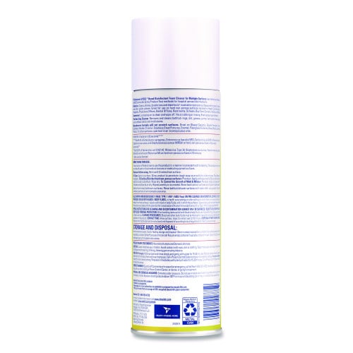 Lysol Disinfectant Foam Cleaner, 24 oz Aerosol Spray, 12/Carton (02775CT)