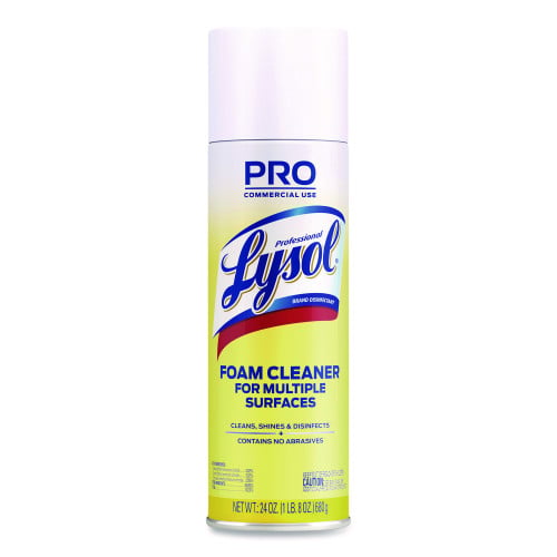 Lysol Disinfectant Foam Cleaner, 24 oz Aerosol Spray (02775)