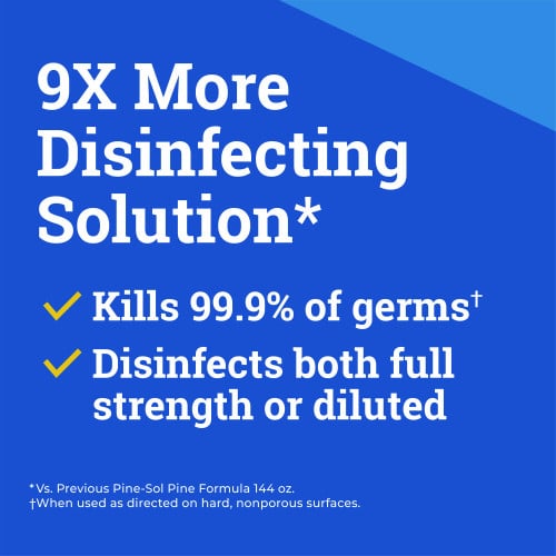 Pine-Sol CloroxPro Multi-Surface Cleaner Disinfectant Concentrated, Original Pine Scent, 80 oz Bottle, 3/Carton (60606CT)
