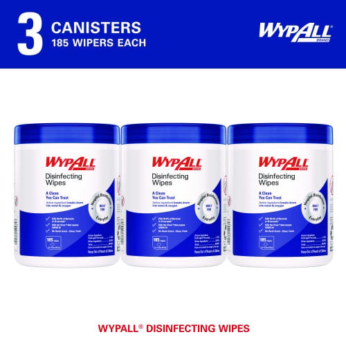 WypAll Disinfecting Wipes 3-Pack (54481)