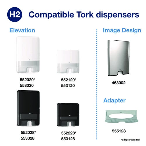 Tork® Xpress Compressed Multifold Hand Towels, 1-Ply, White, 3000 Towels (424834)