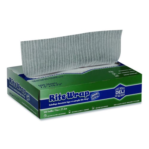 Dixie Dispens-A-Wax Waxed Deli Patty Paper, 10.75 x 7.5, 500/Box, 12 Boxes/Carton (RW86W)