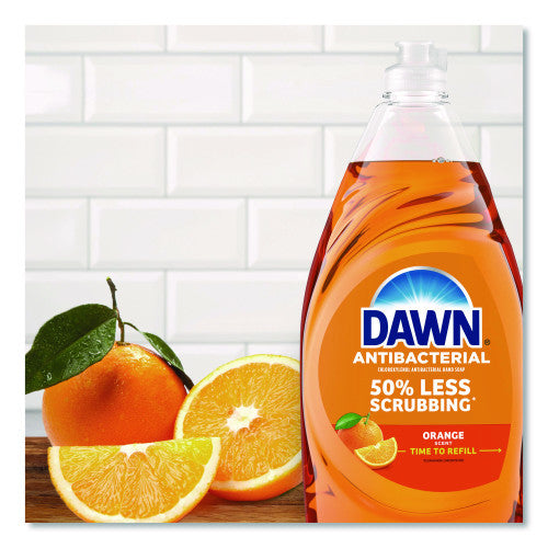 Dawn Ultra Antibacterial Dishwashing Liquid, Orange Scent, 30.8 oz Bottle, 8/Carton (17121)