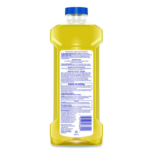 Mr. Clean Multi-Surface Antibacterial Cleaner, Lemon Scent, 23 oz Bottle, 6/Carton (06892)
