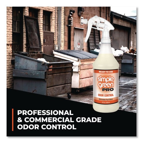 simple green Pro Odor Control Ready-To-Use, Herbal, 32 oz Spray Bottle, 12/Carton (0704032)