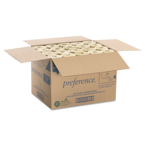 Georgia Pacific Professional Pacific Blue Select Bathroom Tissue, Septic Safe, 2-Ply, White, 550 Sheets/Roll, 80 Rolls/Carton (1828001)