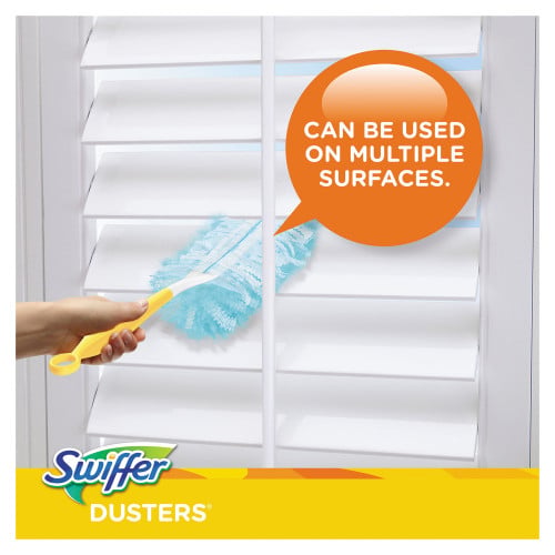 Swiffer Refill Dusters, DustLock Fiber, Light Blue, Lavender Vanilla Scent,10/Box,4 Boxes/Carton (21461CT)