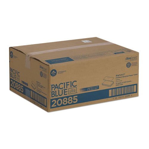 Pacific Blue™ Ultra Z-Fold Paper Towels, 1-Ply, White, 2600 Towels (20885)