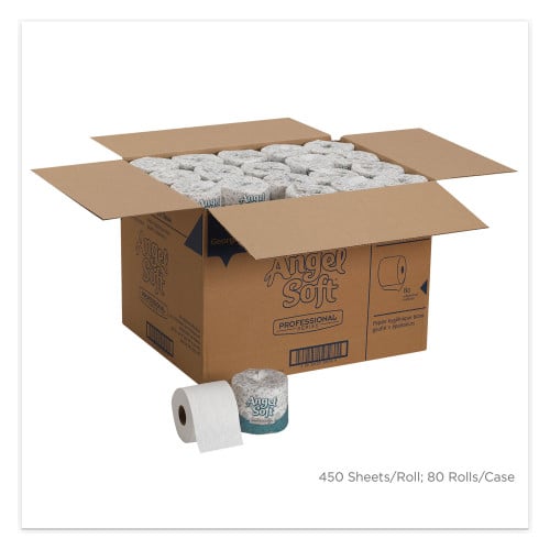 Angel Soft® Premium Toilet Paper, 2-Ply, 450 Sheets, 80 Rolls (16880)