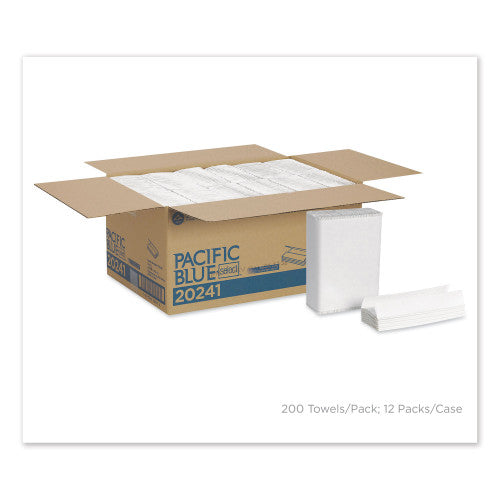 Pacific Blue™ Select C-Fold Paper Towels, 1-Ply, White, 2400 Towels (20241)