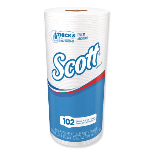 Scott® Choose-A-Sheet Kitchen Paper Towels, 1-Ply, 24 Rolls (47031)