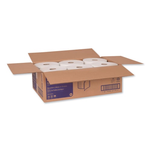 Tork® Advanced Hardwound Roll Paper Towels, White, 800-ft., 6 Rolls (RB800)