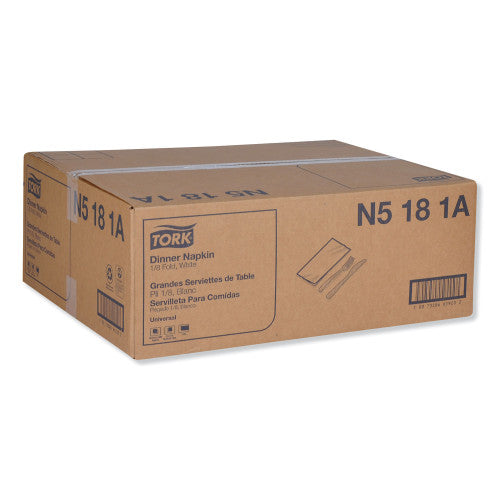 Tork® Universal Dinner Napkins, White, 250 Napkin Pack, 12 Packs (N5181A)