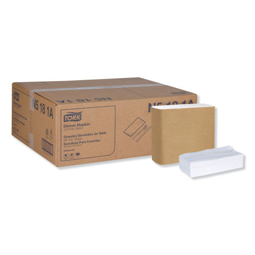Tork® Universal Dinner Napkins, White, 250 Napkin Pack, 12 Packs (N5181A)