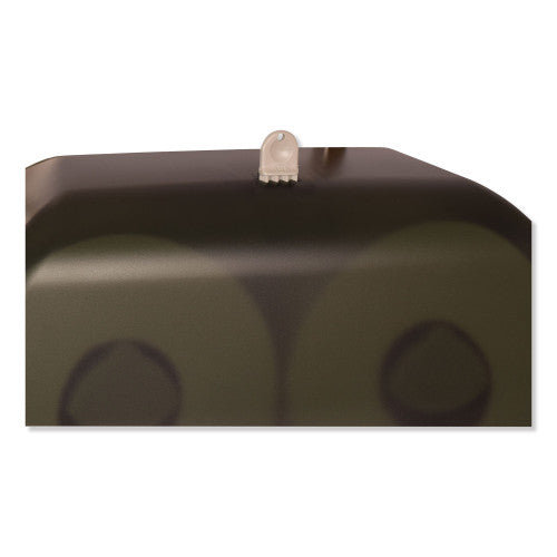 Tork® Jumbo Toilet Paper Twin Dispenser, 2-Rolls, Smoke (56TR)