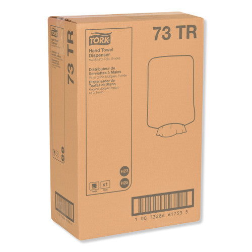 Tork® Multifold and C-Fold Hand Towel Dispenser, Smoke (73TR)