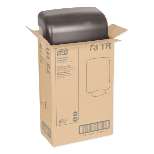 Tork® Multifold and C-Fold Hand Towel Dispenser, Smoke (73TR)