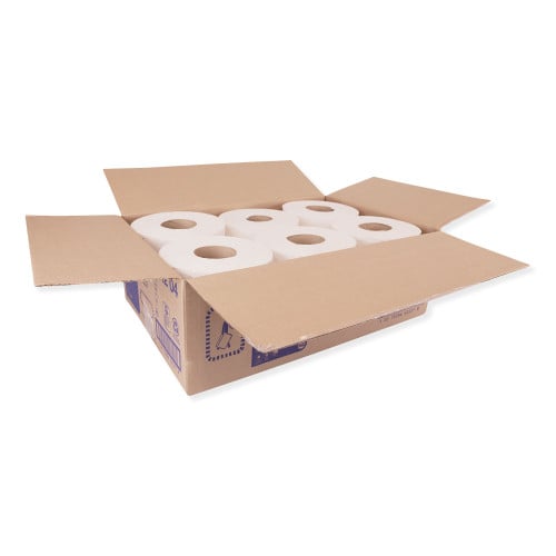 Tork® Center-Pull Paper Hand Towels, White, 2-Ply, 6 Rolls (121204)
