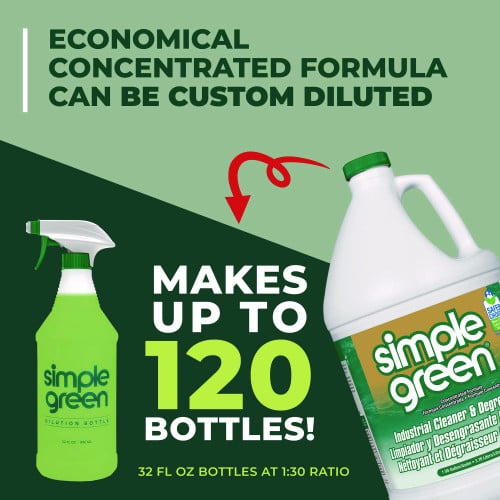 simple green Industrial Cleaner and Degreaser, Concentrated, 1 gal Bottle (13005EA)