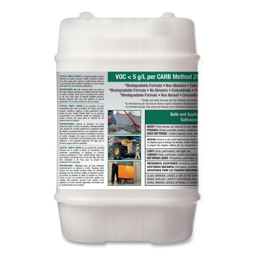 simple green Crystal Industrial Cleaner/Degreaser, 5 gal Pail (19005)