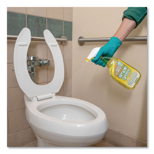 simple green Industrial Cleaner and Degreaser, Concentrated, Lemon, 24 oz Spray Bottle, 12/Carton (14002)