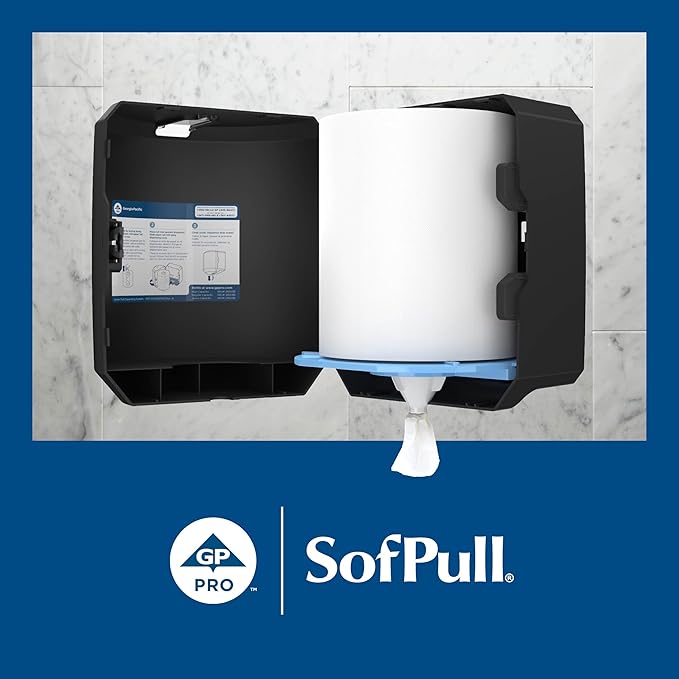 SofPull Centerpull Regular Capacity Premium Paper Towel, White, 28124, 324 Sheets Per Roll, 6 Rolls Per Case