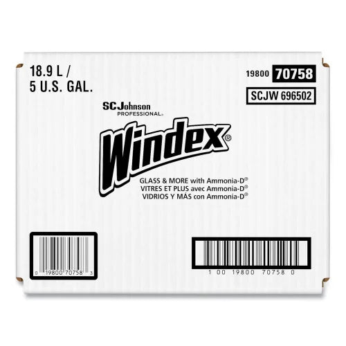 Windex® Glass Cleaner with Ammonia-D, 5 Gallon Bag-in-Box Dispenser