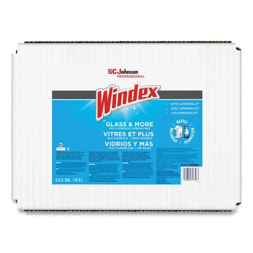 Windex® Glass Cleaner with Ammonia-D, 5 Gallon Bag-in-Box Dispenser