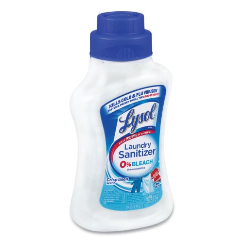 Lysol® Liquid Laundry Sanitizer, Crisp Linen Scent, 41 oz. Bottle (95871)