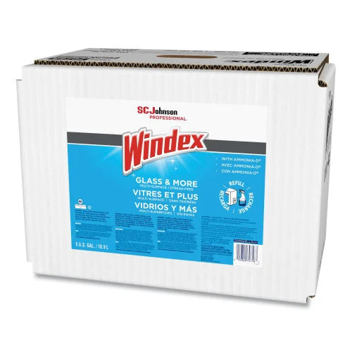 Windex® Glass Cleaner with Ammonia-D, 5 Gallon Bag-in-Box Dispenser