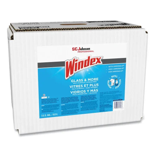 Windex® Glass Cleaner with Ammonia-D, 5 Gallon Bag-in-Box Dispenser